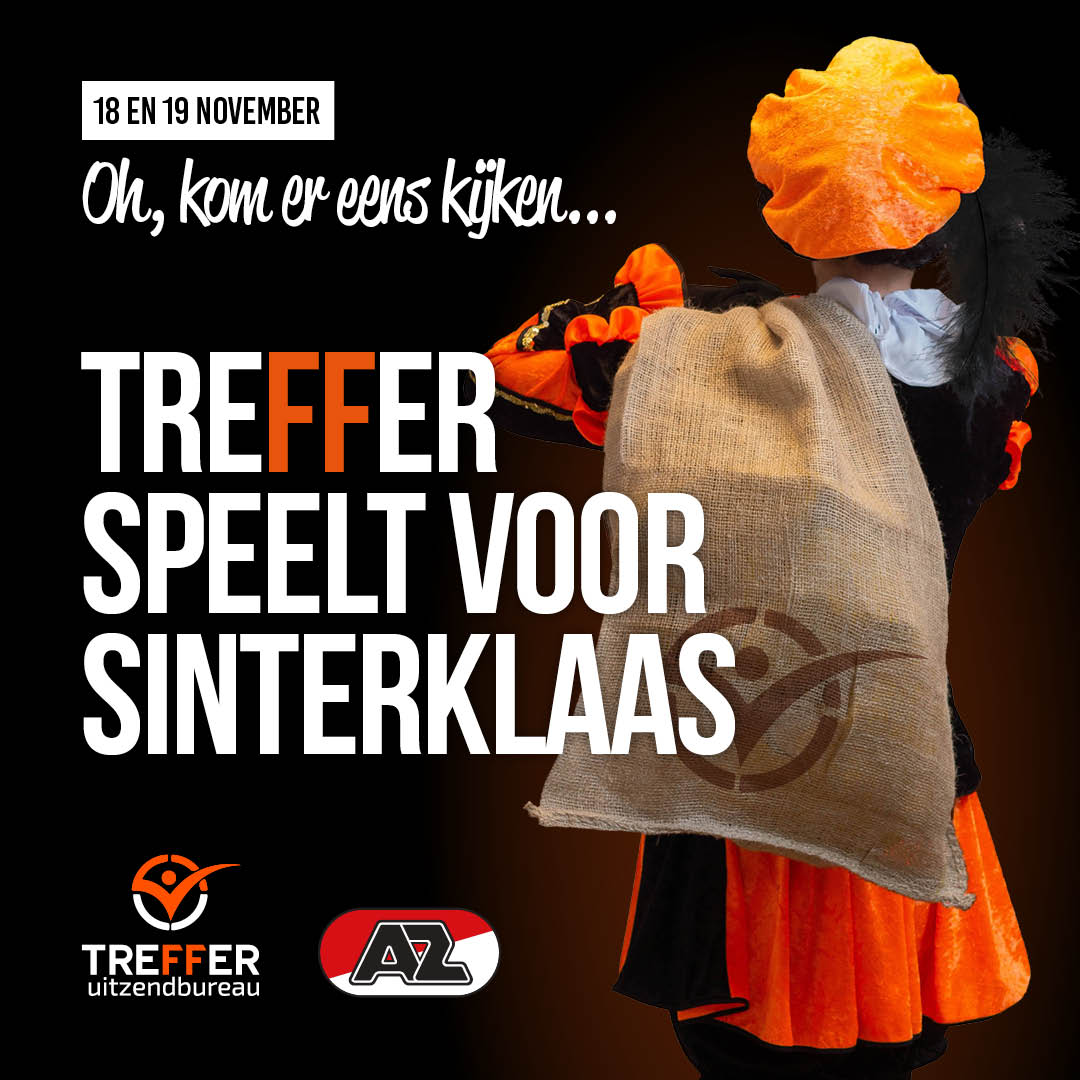 Oh, kom er eens kijken... Treffer speelt voor Sinterklaas